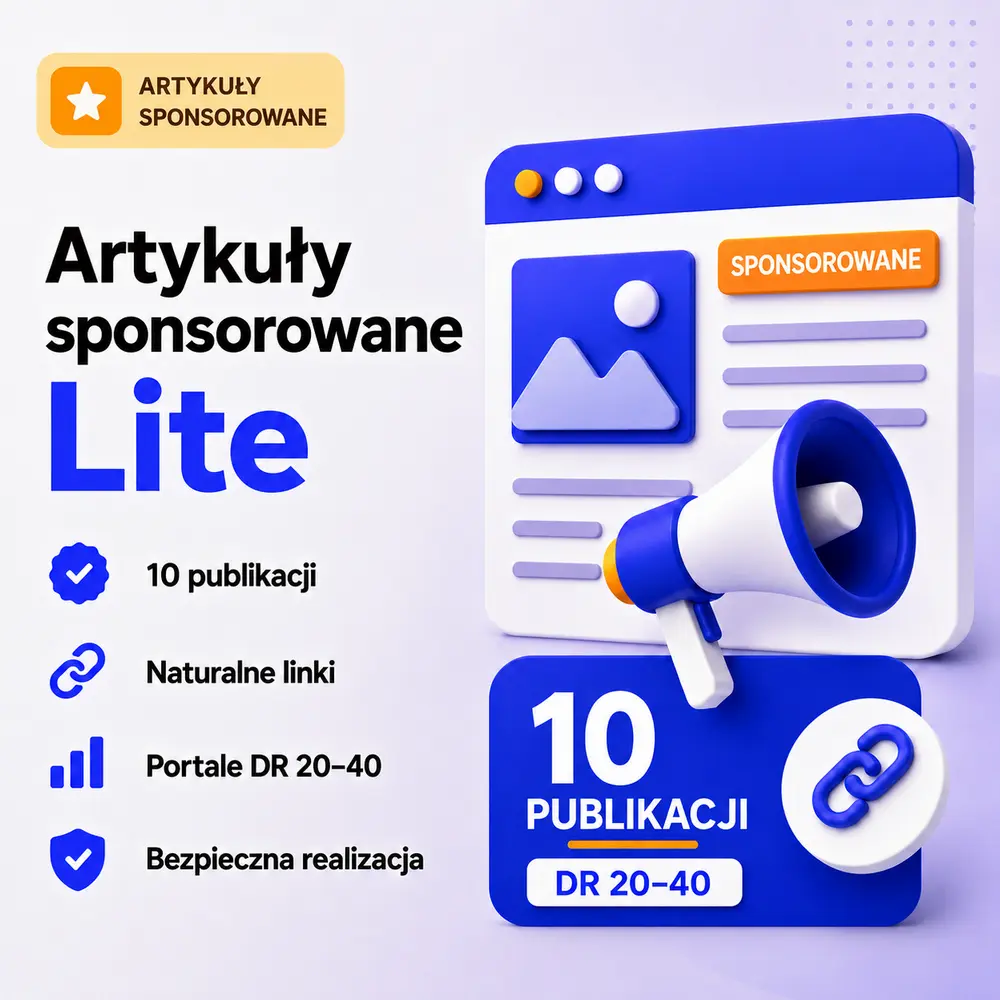 Artykuły sponsorowane Lite – 10 publikacji