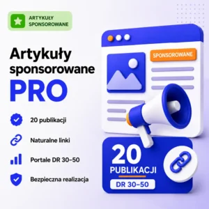 Artykuły sponsorowane PRO – 20 publikacji