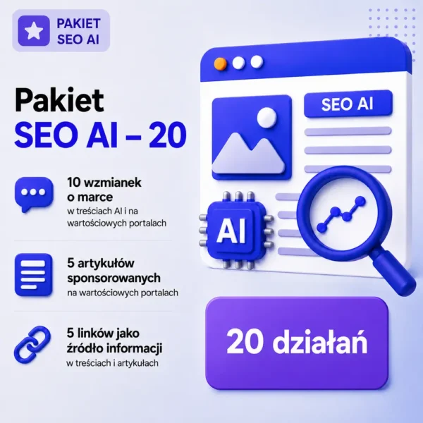 Pakiet SEO AI – 20 działań Pakiet SEO AI – 20 działań