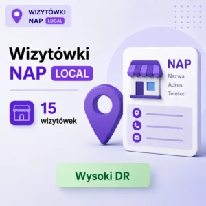 Wizytówki NAP Local – 15 wizytówek