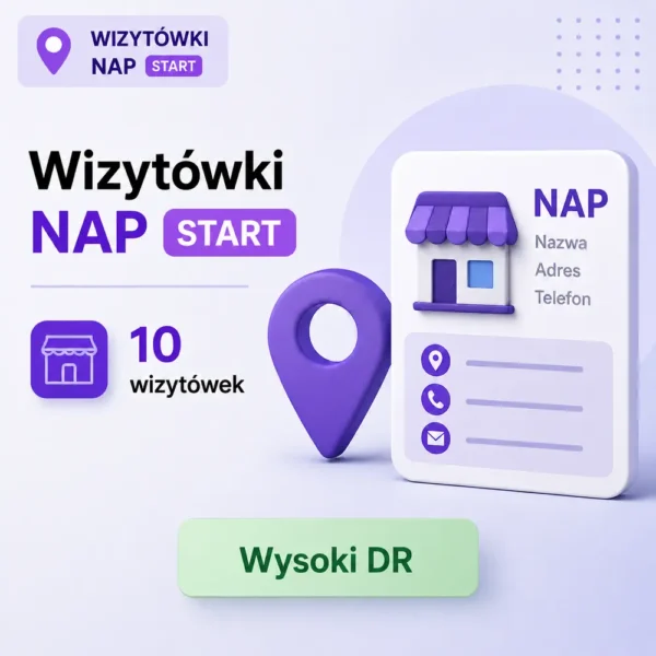 Wizytówki NAP Start – 10 wizytówek Wizytówki NAP Start – 10 wizytówek