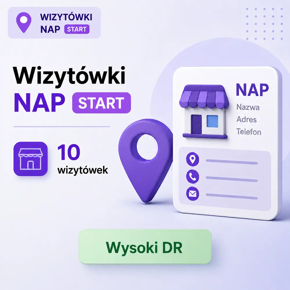 Wizytówki NAP Start – 10 wizytówek