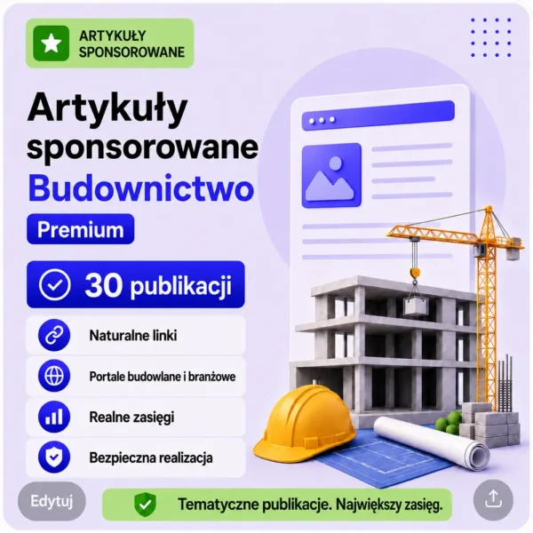 Artykuły sponsorowane Budownictwo Premium – 30 publikacji