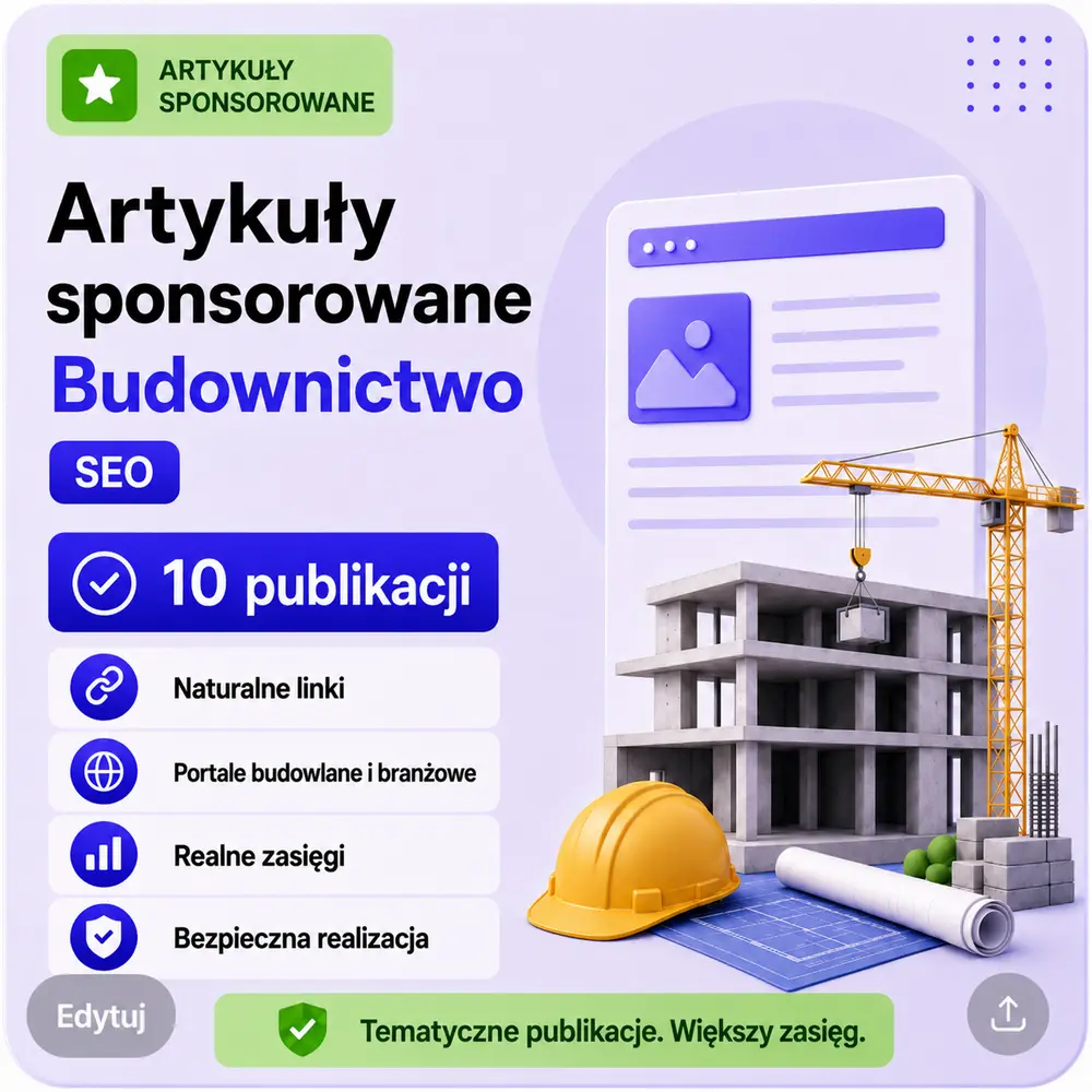 Artykuły sponsorowane Budownictwo SEO sklep