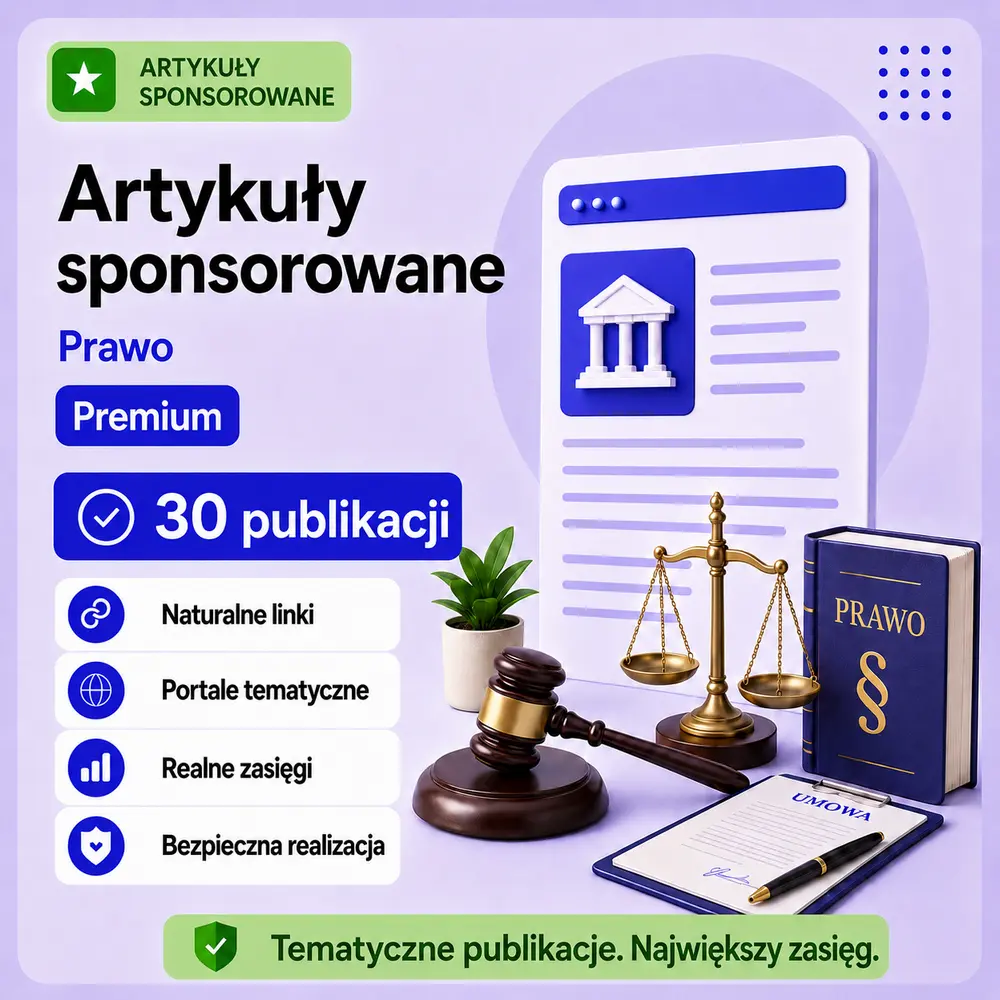Artykuły sponsorowane Prawo Premium – 30 publikacji