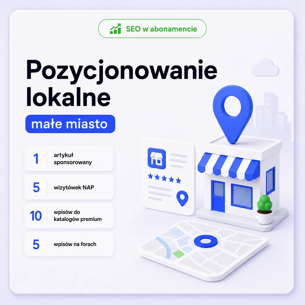 Pozycjonowanie lokalne – małe miasto