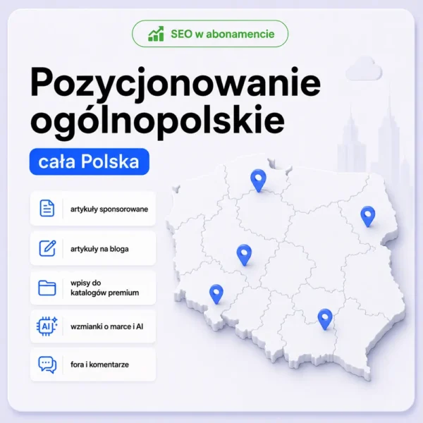 Pozycjonowanie ogólnopolskie - cała Polska Pozycjonowanie ogólnopolskie - cała Polska