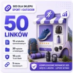 SEO dla sklepu Sport i outdoor - link building