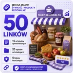 SEO dla sklepu Żywność i produkty regionalne