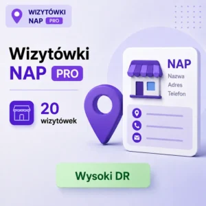 Wizytówki NAP PRO