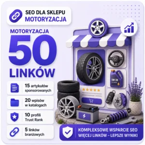 SEO dla sklepu Motoryzacja