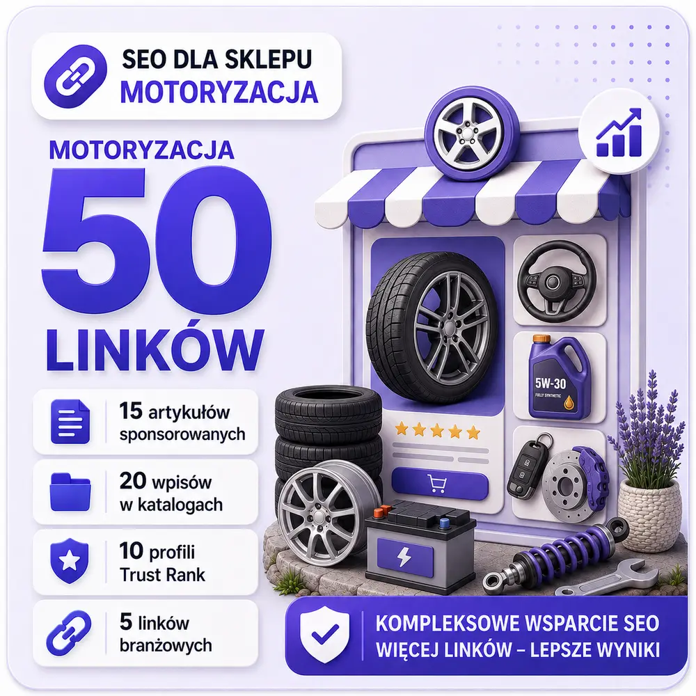 SEO dla sklepu Motoryzacja
